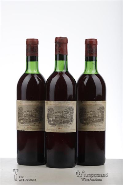 LAFITE ROTHSCHILD 1971 - Mc - 3 Bottles