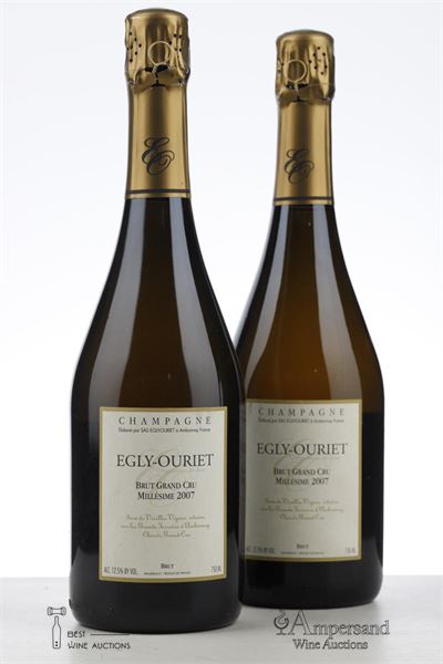 EGLY OURIET MILLESIME BRUT 2007 - Degorgee 2017 - Egly Ouriet - 2 Bottles
