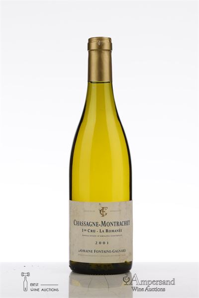 CHASSAGNE MONTRACHET BLANC LA ROMANEE 2001 - Fontaine Gagnard - 1 Bottle