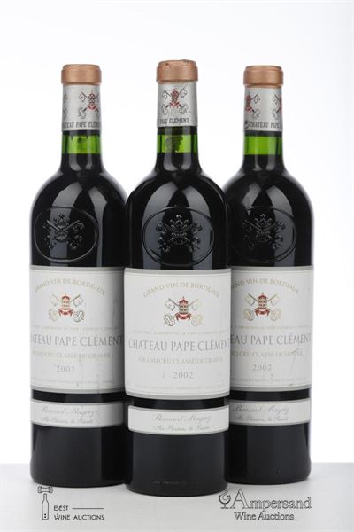 PAPE CLEMENT 2002 - Mc - 3 Bottles