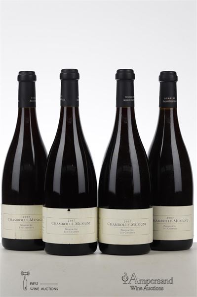 CHAMBOLLE MUSIGNY LES CHARMES 2007 - Amiot Servelle - 4 Bottles