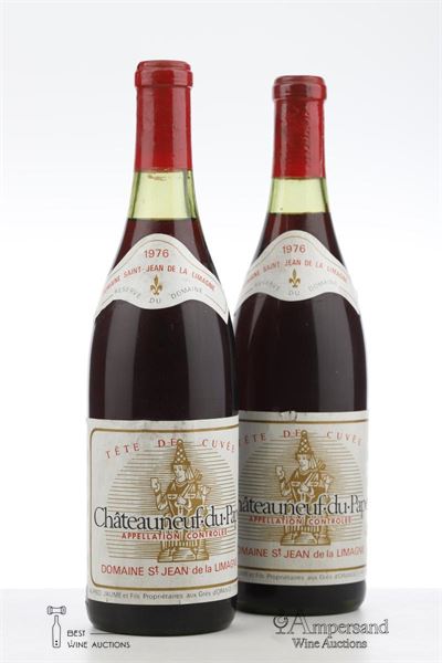 CHATEAUNEUF DU PAPE TETE DU CUVEE 1976 - Saint Jean de la Limagne - 2 Bottles