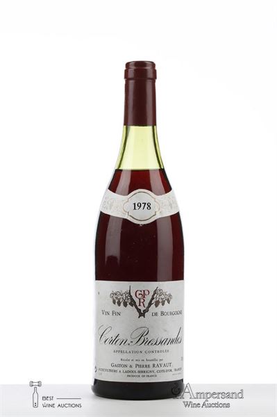 CORTON BRESSANDES 1978 - Gaston et Pierre Ravaut - 1 Bottle