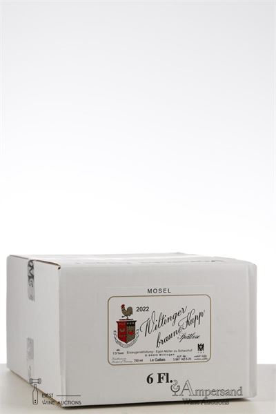 WILTINGER BRAUNE KUPP RIESLING SPATLESE 2022 - Egon Muller - 6 Bottles - Oc 6