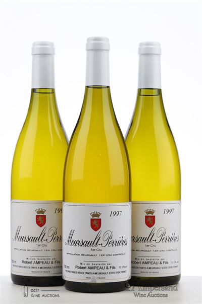 MEURSAULT PERRIERES 1997 - Robert Ampeau - 3 Bottles