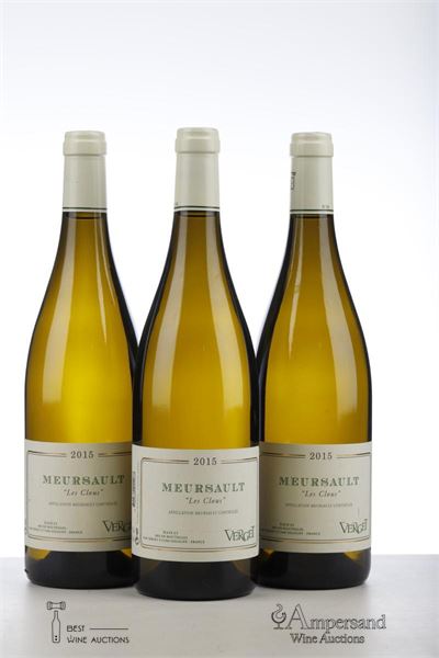MEURSAULT LES CLOUS 2015 - Verget - 3 Bottles