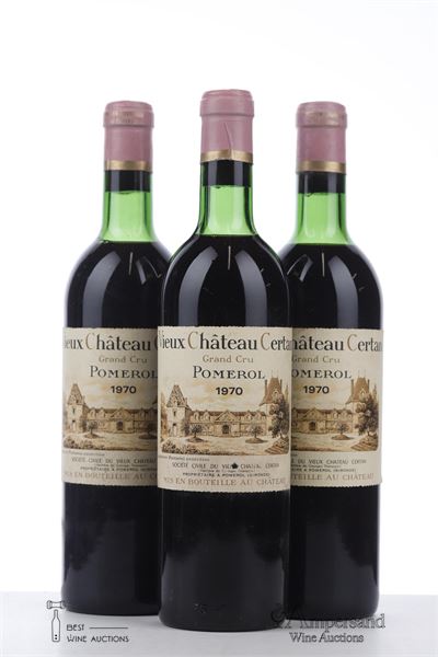 VIEUX CHATEAU CERTAN 1970 - Mc - 3 Bottles