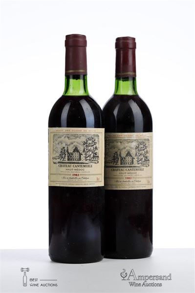 CANTEMERLE 1982  - 2 Bottles