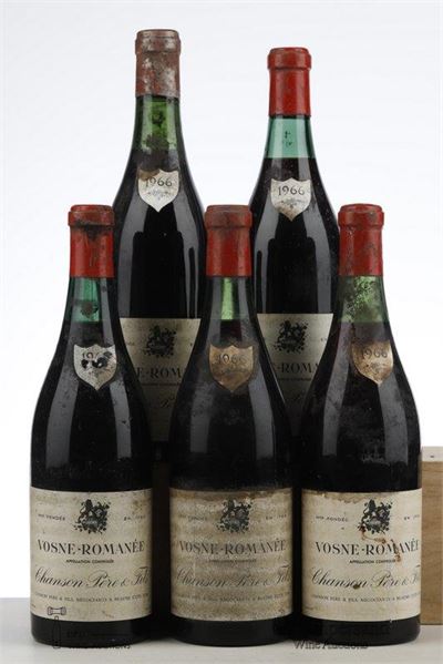 VOSNE ROMANEE 1966 - Chanson - Mb - 5 Bottles