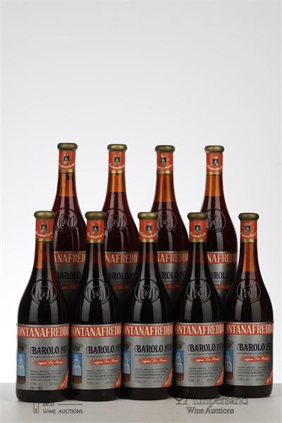 BAROLO VIGNA LA ROSA 1974 - Fontanafredda - 9 Bottles
