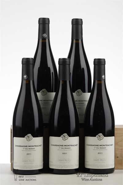 CHASSAGNE MONTRACHET MORGEOT 2011 - Lamy Pillot - 5 Bottles