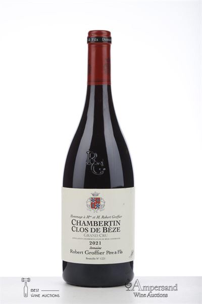 CHAMBERTIN CLOS DE BEZE 2021 - Robert Groffier - 1 Bottle