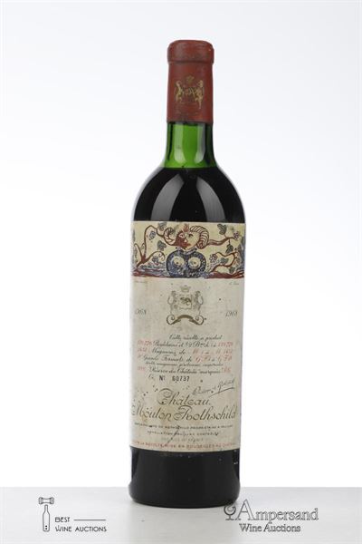 MOUTON ROTHSCHILD 1968 - Mc - 1 Bottle