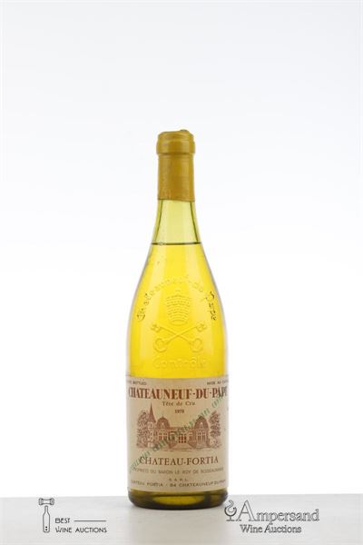 CHATEAUNEUF DU PAPE BLANC FORTIA TETE DE CRU 1978 - Chateau Fortia - 1 Bottle