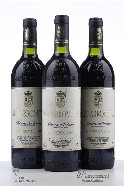 MATARROMERA RESERVA 2000 - Bodegas Matarromera - 3 Bottles