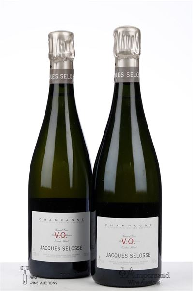 JACQUES SELOSSE EXTRA BRUT V.O. NV - Jacques Selosse - degorge 11/2019 - 2 Bottles