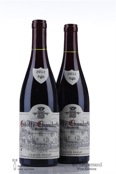 GRIOTTE CHAMBERTIN 2012 - Claude Dugat - 2 Bottles