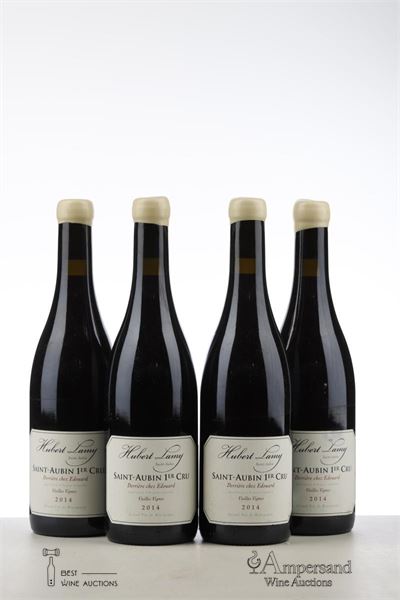 SAINT AUBIN ROUGE DERRIERE CHEZ EDOUARD VIEILLES VIGNES 2014 - Hubert Lamy - 4 Bottles