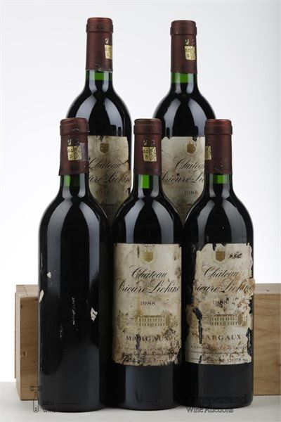 PRIEURE LICHINE 1988 - Mc - 5 Bottles