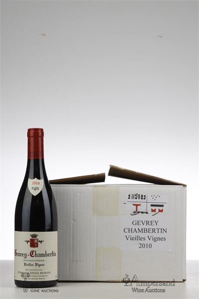 GEVREY CHAMBERTIN VIEILLES VIGNES 2010 - Denis Mortet - 8 Bottles - Oc 12