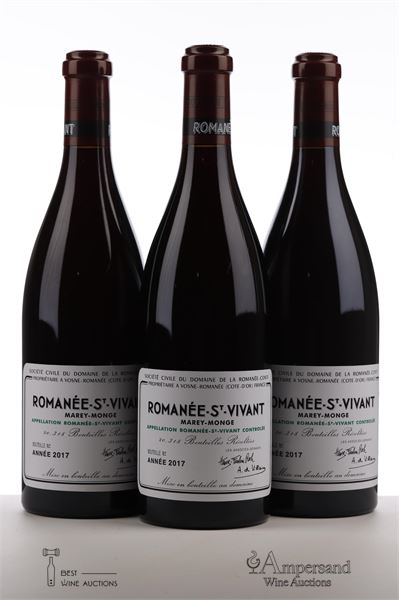 ROMANEE ST VIVANT 2017 - Domaine de la Romanee Conti - 3 Bottles