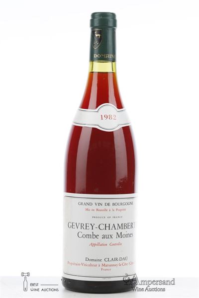GEVREY CHAMBERTIN COMBE AUX MOINES 1982 - Clair Dau - 1 Bottle