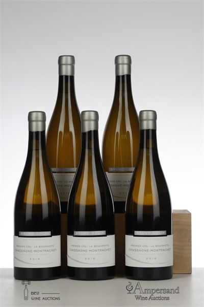 CHASSAGNE MONTRACHET BLANC LA BOUDRIOTTE 2016 - Bruno Colin - 5 Bottles