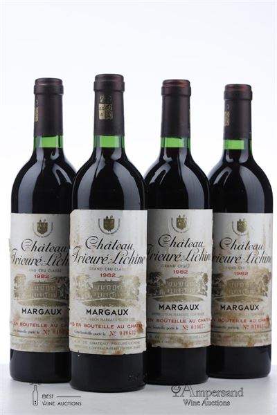 PRIEURE LICHINE 1982 - Mc - 4 Bottles