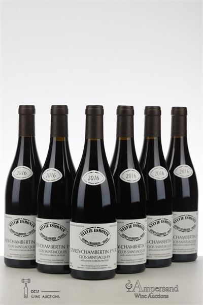GEVREY CHAMBERTIN CLOS ST JACQUES 2016 - Sylvie Esmonin - 6 Bottles