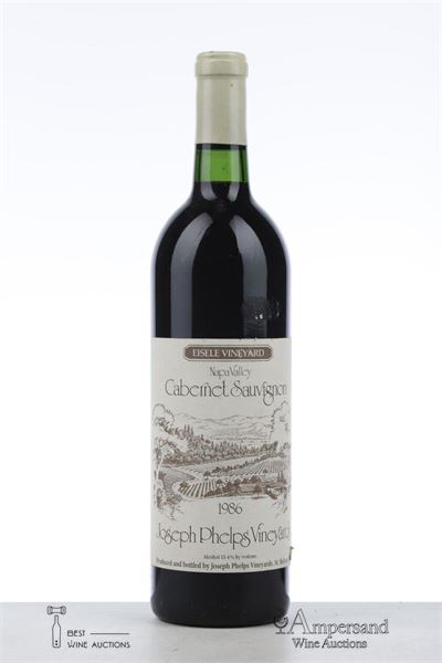 JOSEPH PHELPS EISELE VINEYARD CABERNET SAUVIGNON 1986 - Joseph Phelps - 1 Bottle