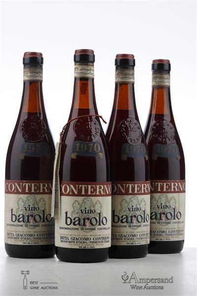 BAROLO 1970 - Giacomo Conterno - 4 Bottles