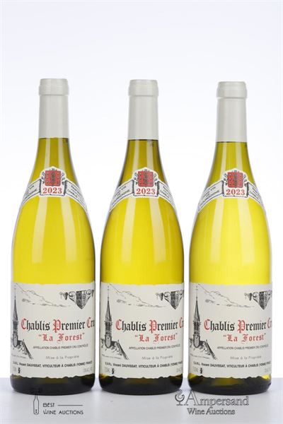 CHABLIS LA FOREST 2023 - Dauvissat - 3 Bottles