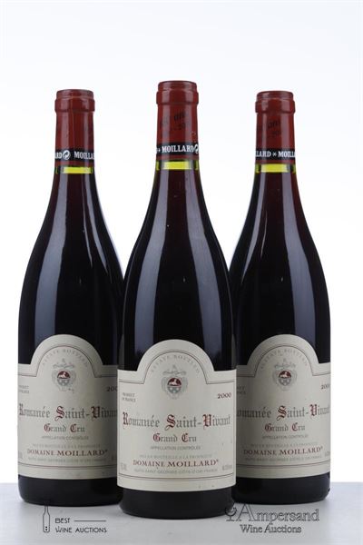 ROMANEE ST VIVANT 2000 - Moillard - 3 Bottles