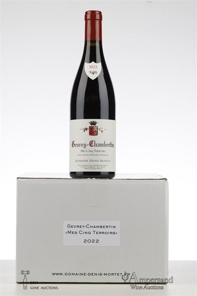 GEVREY CHAMBERTIN MES CINQ TERROIRS 2022 - Denis Mortet - 6 Bottles - Oc