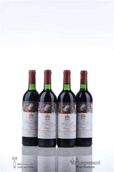 MOUTON ROTHSCHILD 1985 - 4 Bottles