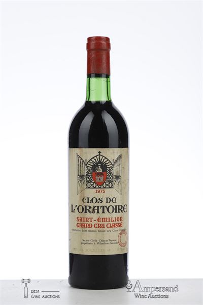 CLOS DE L'ORATOIRE 1975 - Mc - 1 Bottle