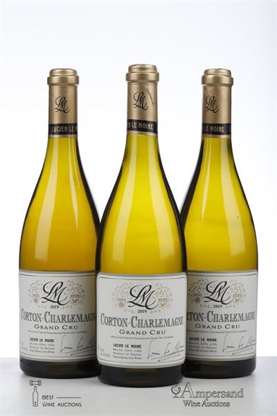 CORTON CHARLEMAGNE 2019 - Lucien Le Moine - 3 Bottles