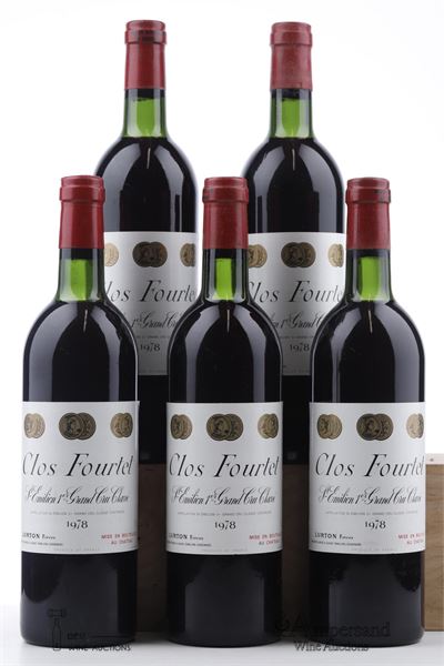 CLOS FOURTET 1978 - Mc - 5 Bottles
