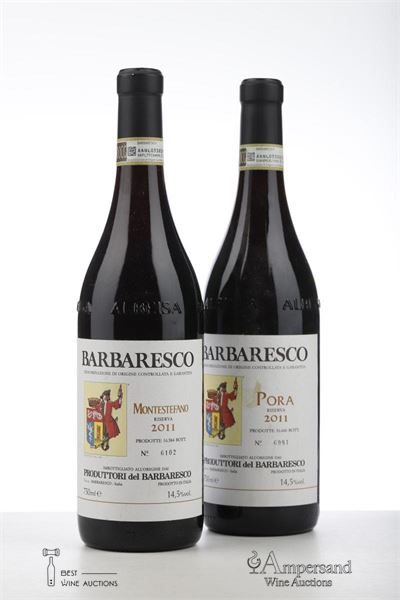 BARBARESCO RISERVA MONTESTEFANO + PORA 2011 - Produttori del Barbaresco - 2 Bottles