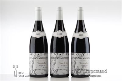 GEVREY CHAMBERTIN COEUR DU ROY TRES VIEILLES VIGNES 2005 - Bernard Dugat-Py - 3 Bottles