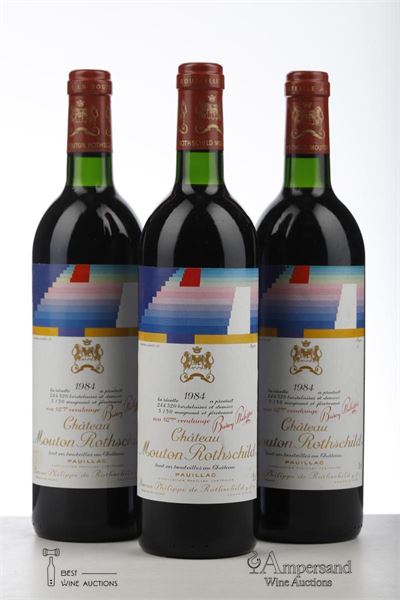 MOUTON ROTHSCHILD 1984 - Mc - 3 Bottles