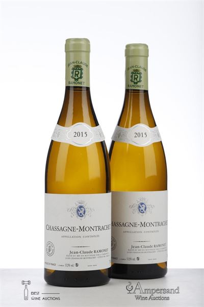 CHASSAGNE MONTRACHET BLANC 2015 - Ramonet - 2 Bottles
