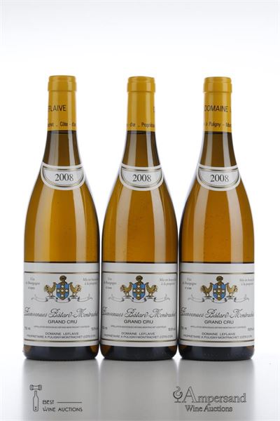 BIENVENUES BATARD MONTRACHET 2008 - Domaine Leflaive - 3 Bottles - Owc 6