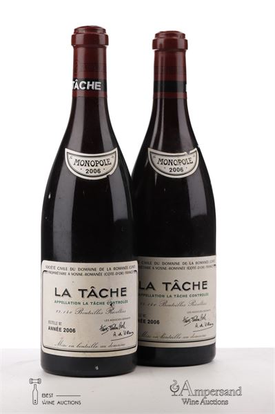 LA TACHE 2006 - Domaine de la Romanee Conti - 2 Bottles