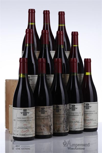 GEVREY CHAMBERTIN 1 ER CRU 1991 - Trapet - 12 Bottles