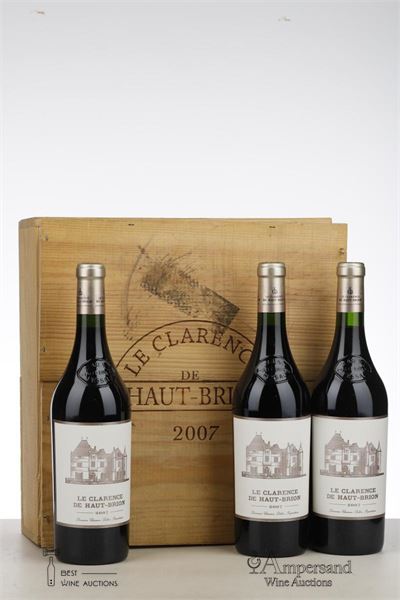 CLARENCE DE HAUT BRION 2007 - Mc - 3 Bottles - Owc 3