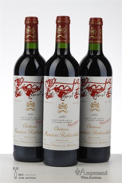 MOUTON ROTHSCHILD 1995 - Mc - 3 Bottles