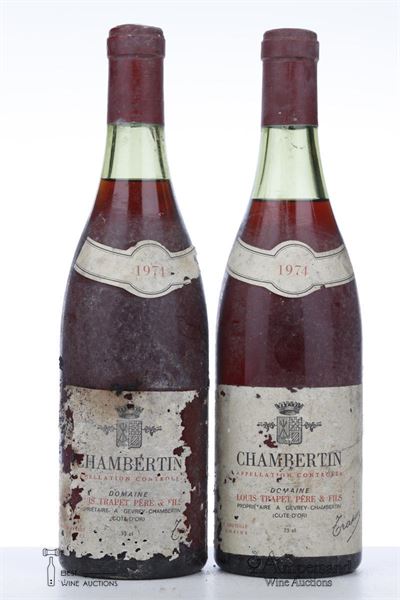 CHAMBERTIN 1974 - Trapet - 2 Bottles