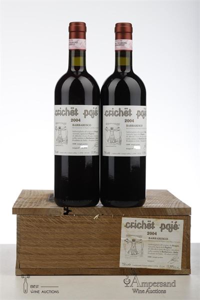 BARBARESCO CRICHET PAJE 2004 - Roagna - 2 Bottles