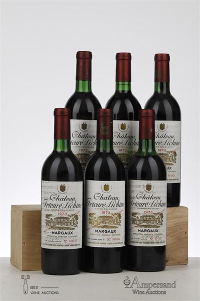 PRIEURE LICHINE 1973 - Mc - 6 Bottles